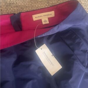 Banana Republic Vibrant Blue and Pink Skirt